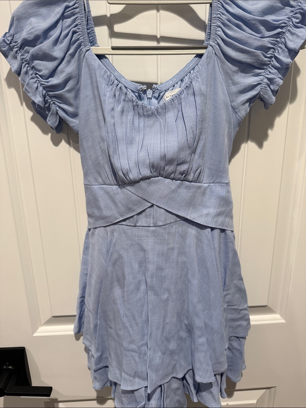 Altar'd State Light Blue Mini Dress